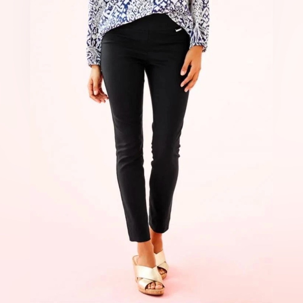 NWT Lilly Pulitzer Black Raya Tunic Pant - Woman’s 4